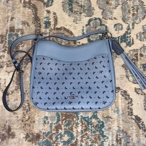 Blue Butterfly Coach crossbody
